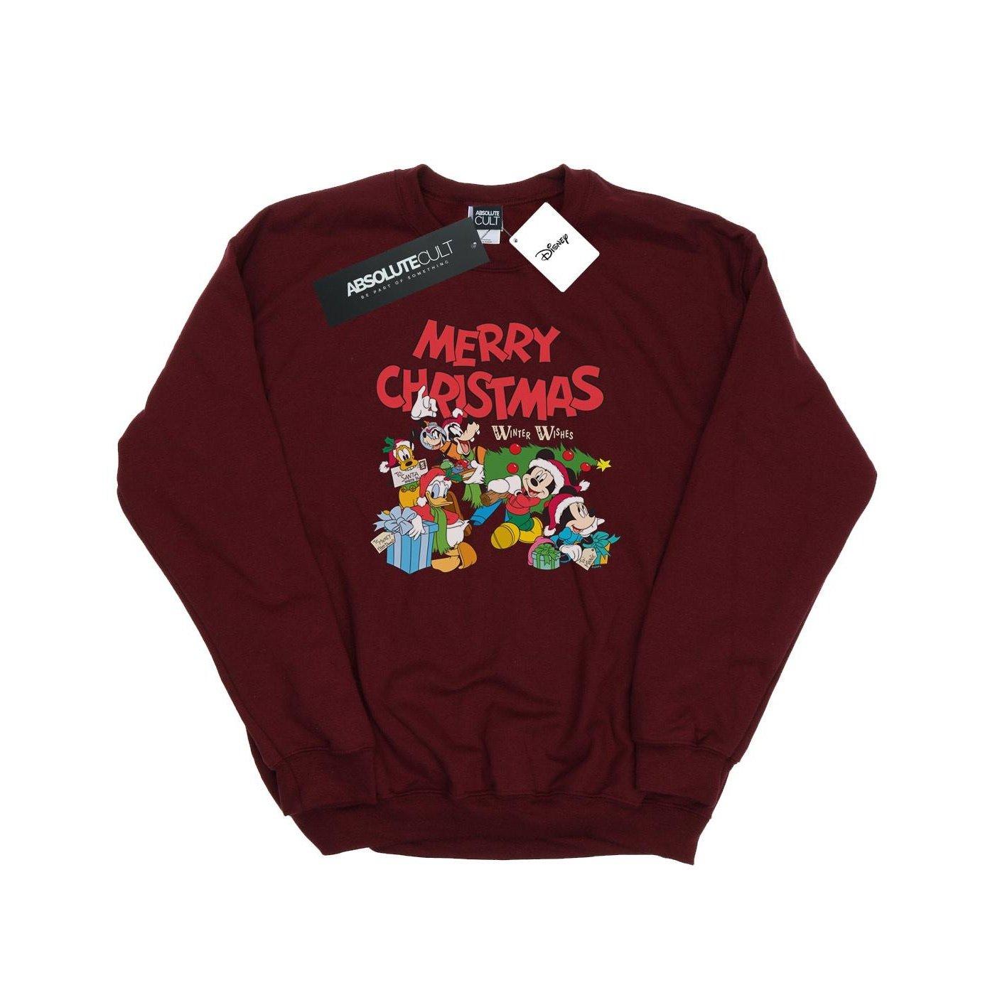 Disney Mickey Mouse And FriendsWinter Wishes Sweatshirt