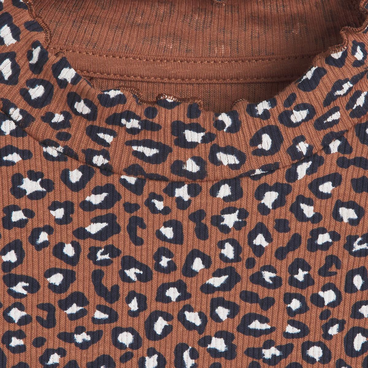 La Redoute Collections Langarmshirt mit Leopardenmuster
