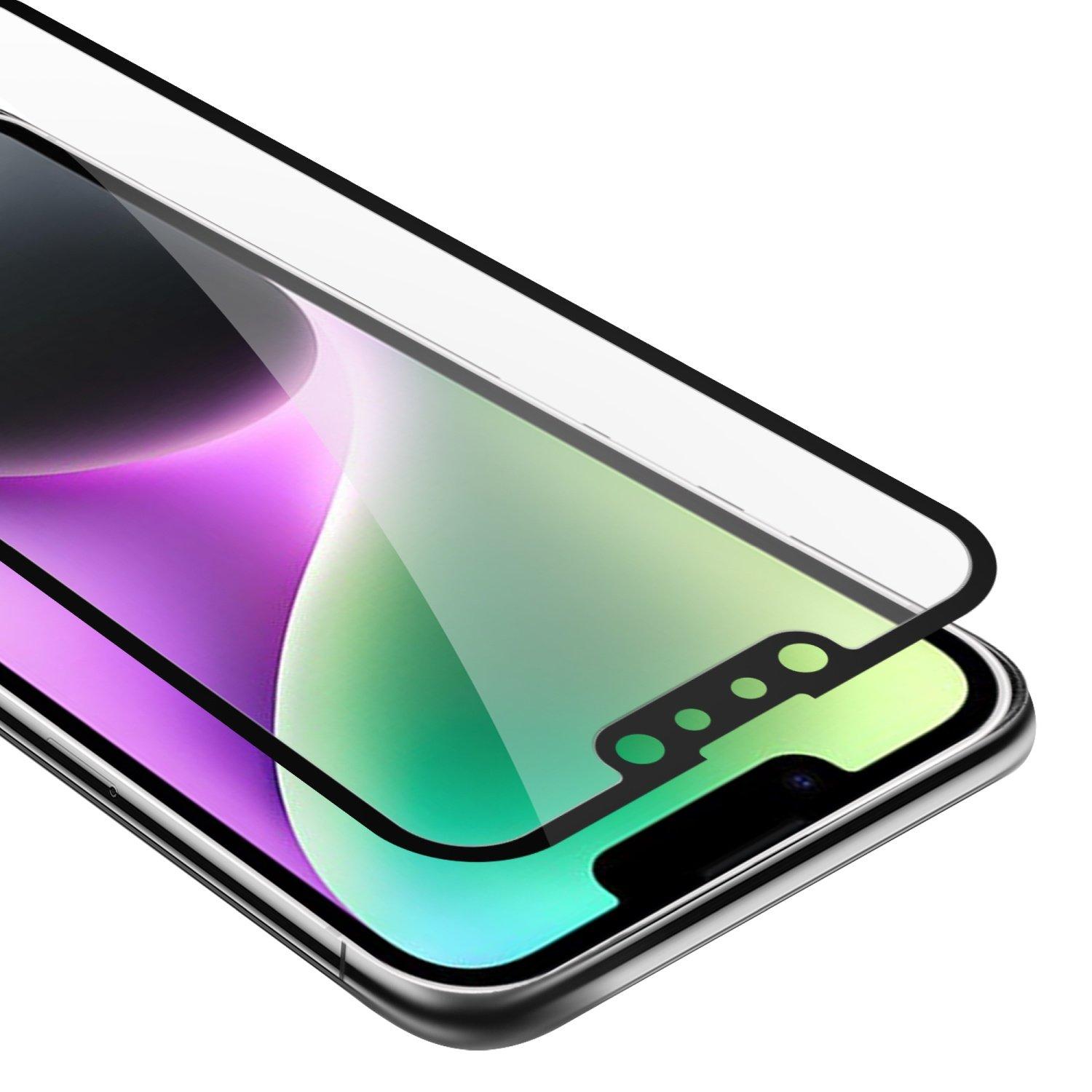 Cadorabo Vollbild Display-Schutzglas für Apple iPhone 14 - Schutzfolie