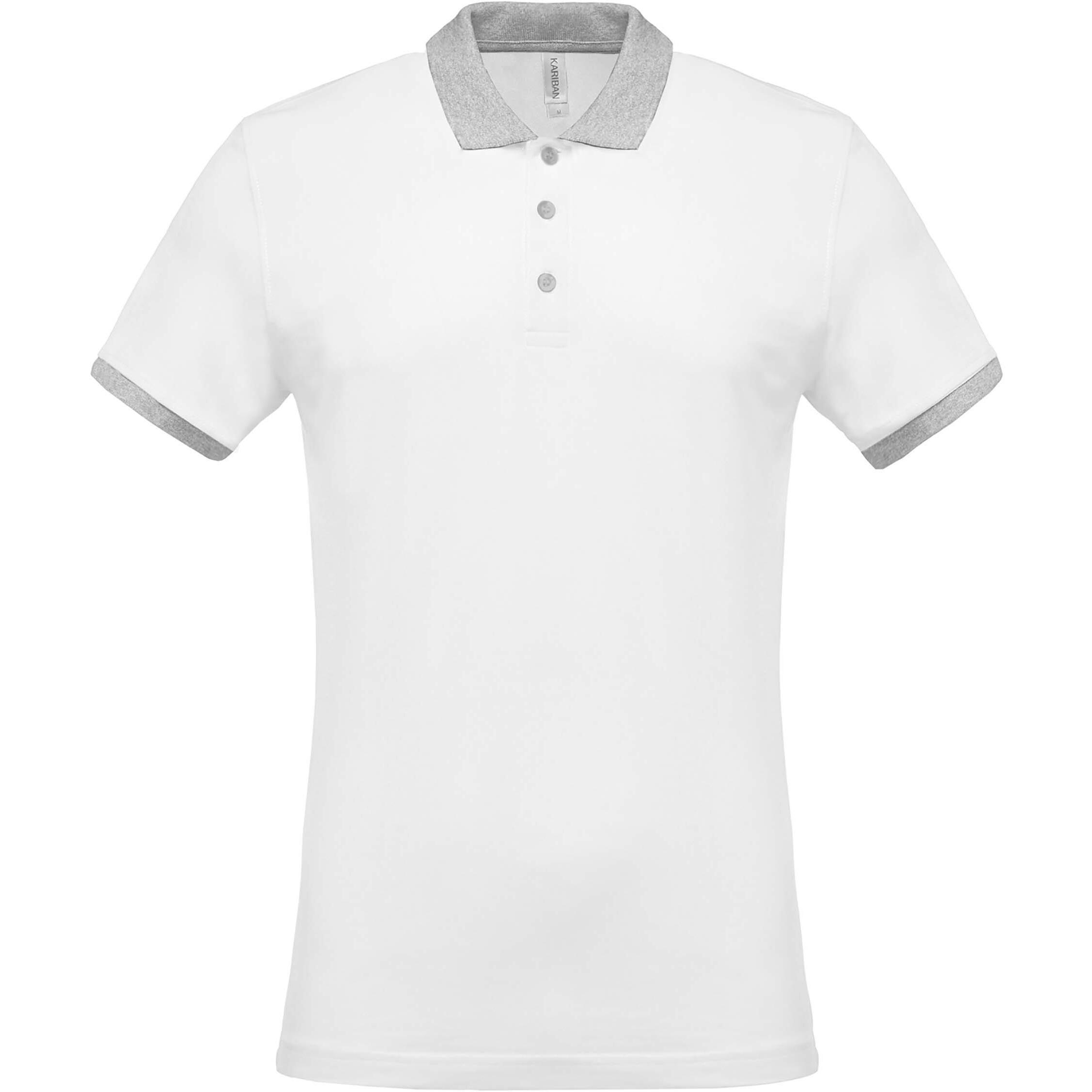 Kariban Mélange Bicolor Piqué Polo Shirt