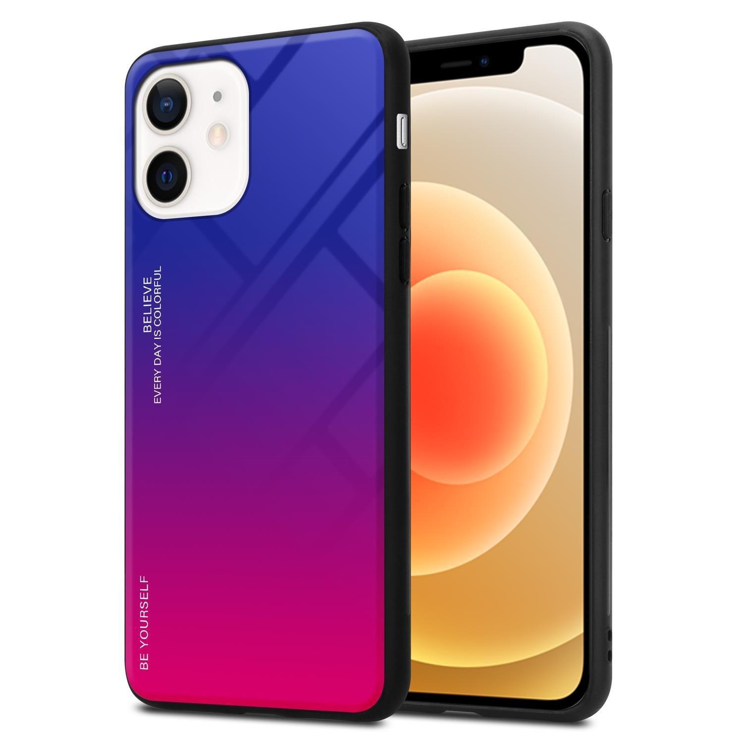 Cadorabo Hülle für Apple iPhone 12 MINI Zweifarbig