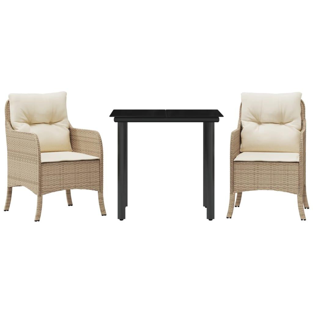 VidaXL Garten essgruppe poly-rattan