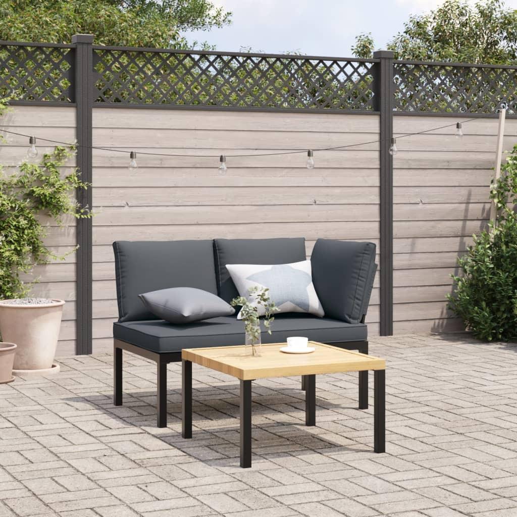 VidaXL Garten sofagarnitur aluminium