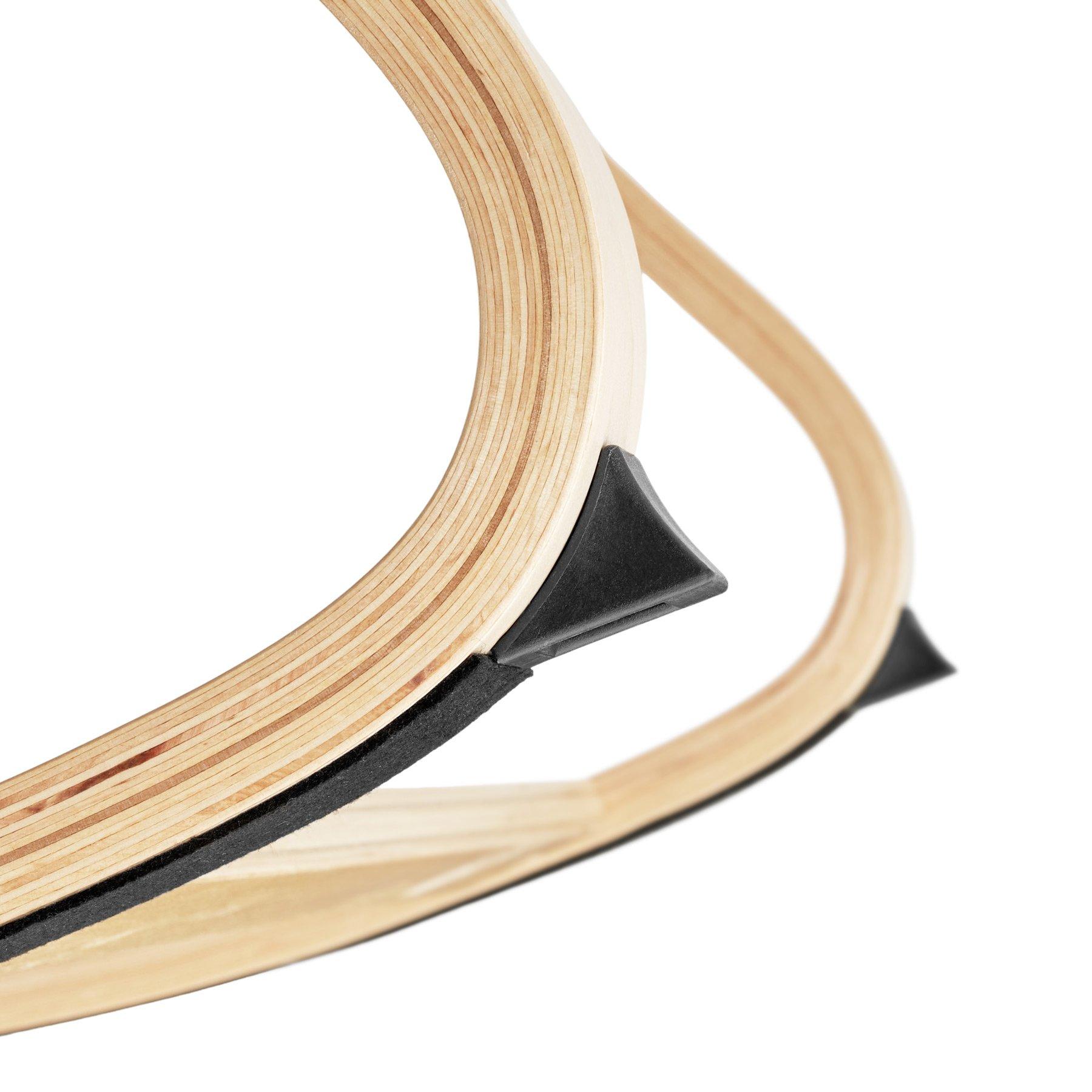 Tectake Schaukelstuhl Roca aus Birkenholz 150kg