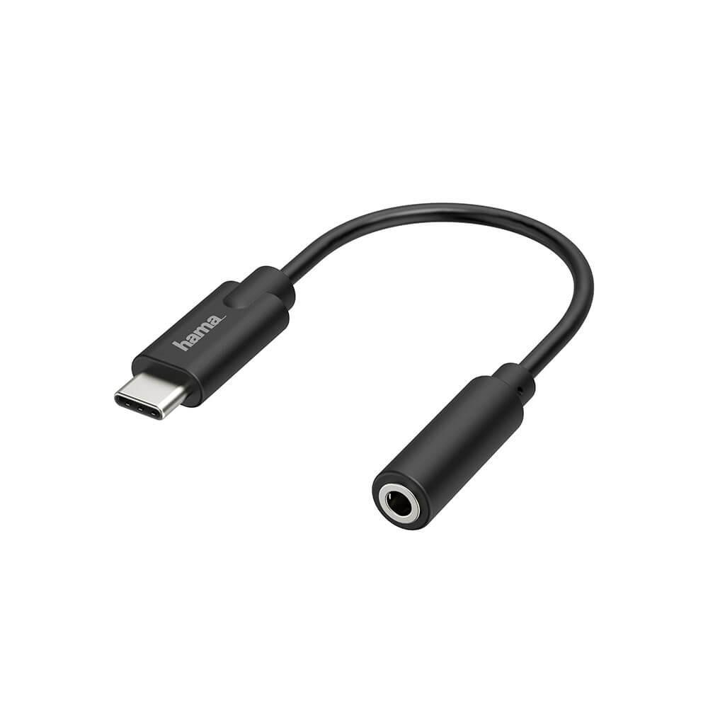 hama Audio-Adapter, USB-C-Stecker - 3,5-mm