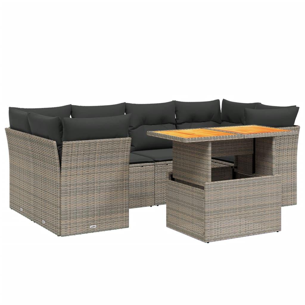 VidaXL Garten sofagarnitur poly-rattan