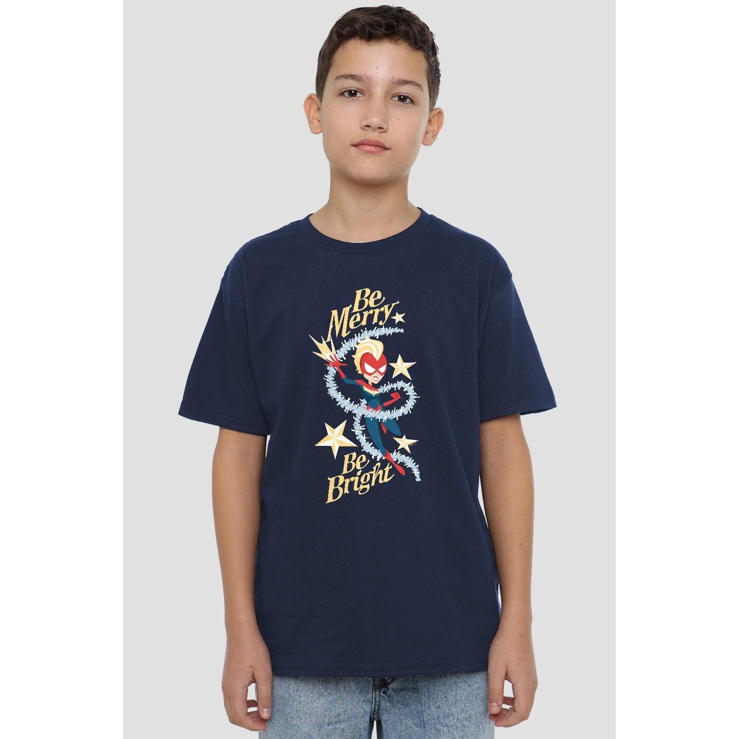 Captain Marvel Be Merry Be Bright TShirt