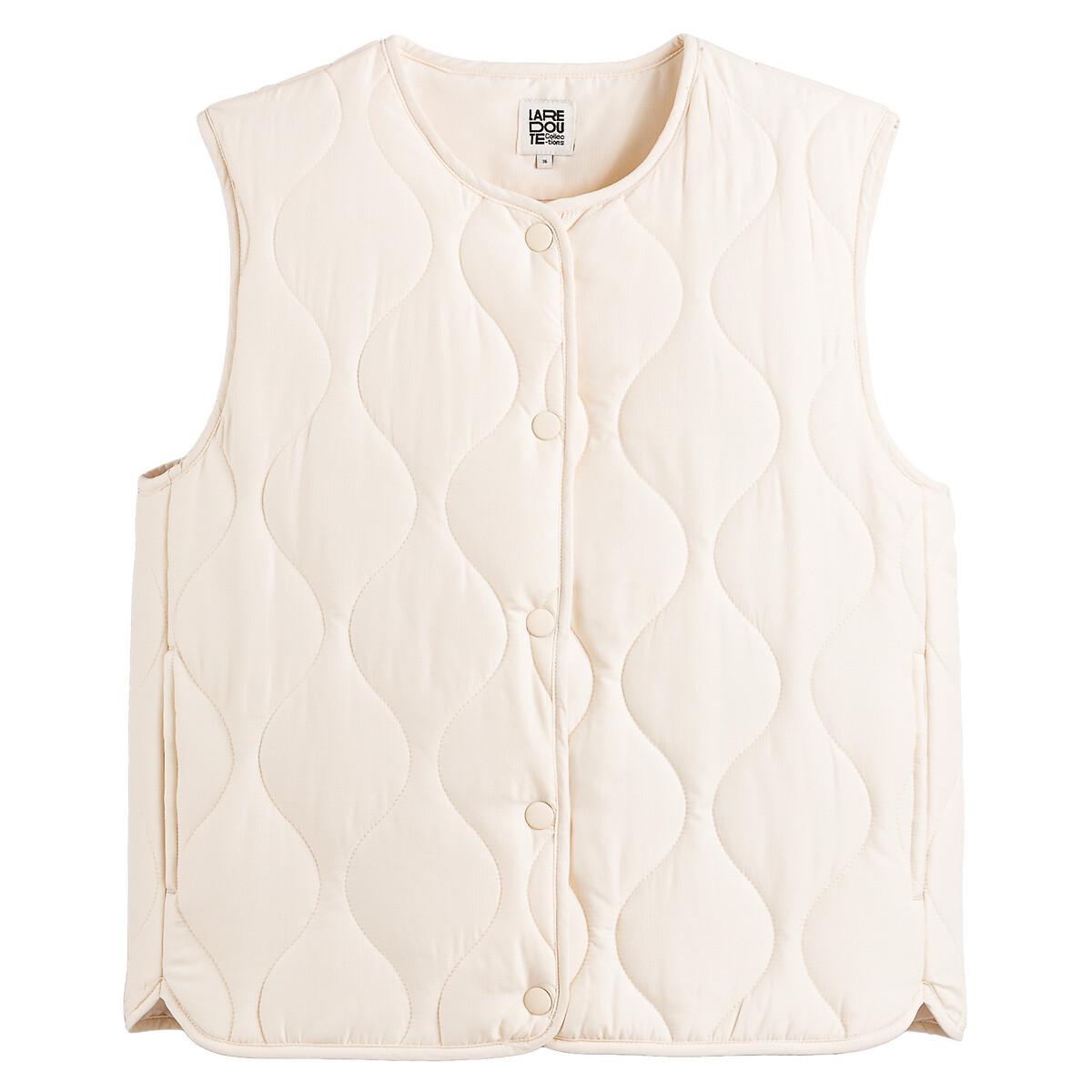 La Redoute Collections Steppgilet mit Druckknöpfen