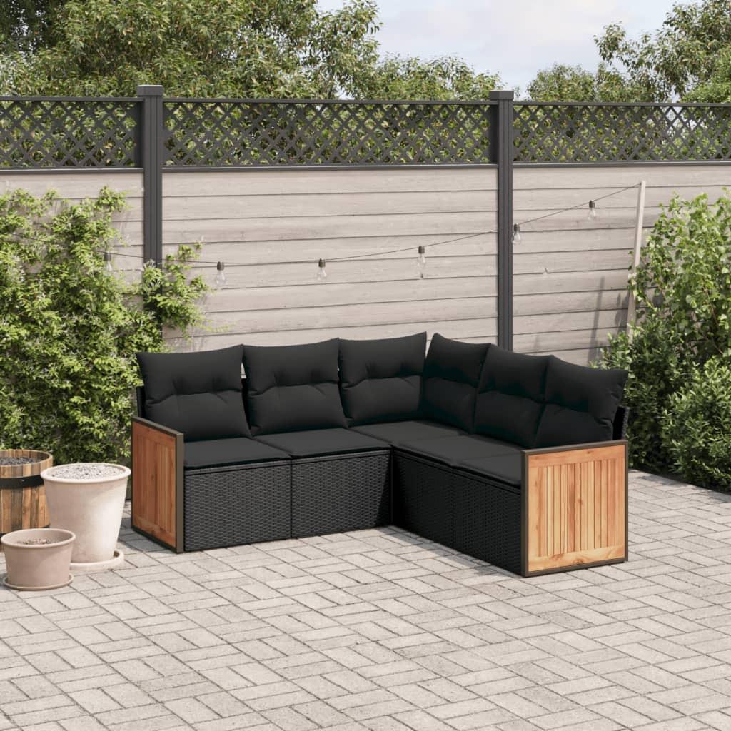 VidaXL Garten sofagarnitur poly-rattan