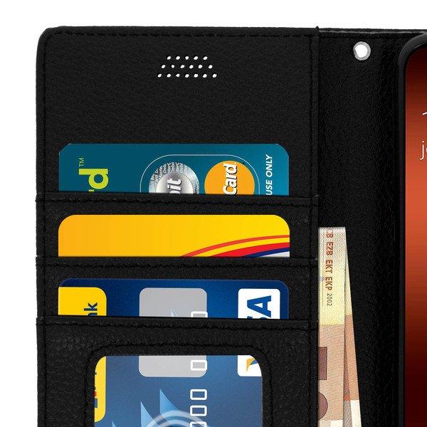 Avizar Flip Bookcover Galaxy A70 Schwarz