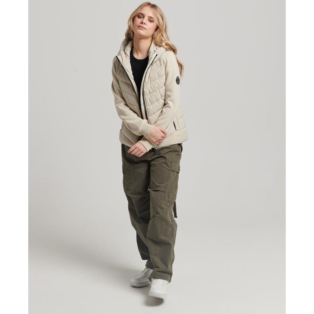 Superdry daunenjacke it kapuze, daen stor hybrid