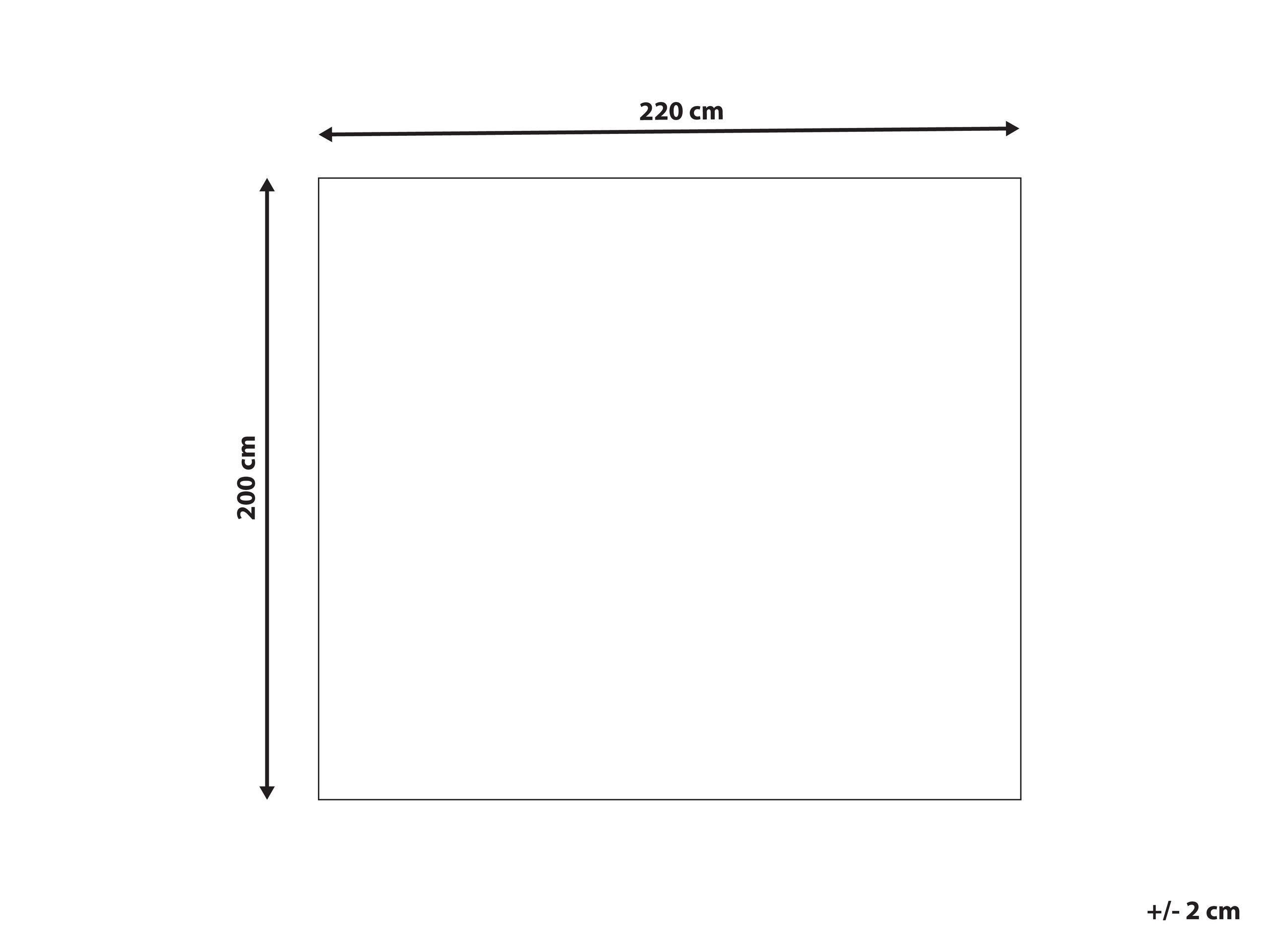 Beliani Kuscheldecke aus Polyester BJAS