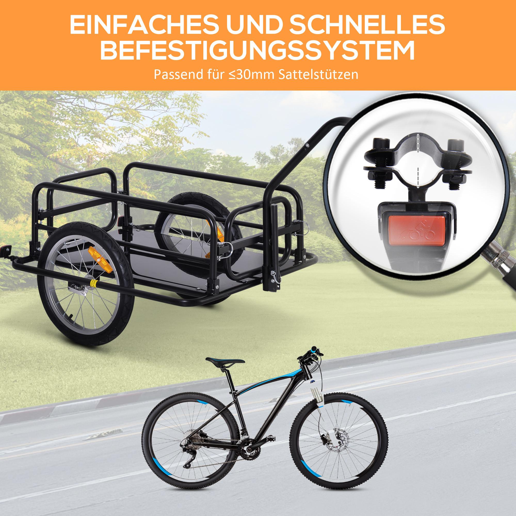 HOMCOM Fahrradanhänger