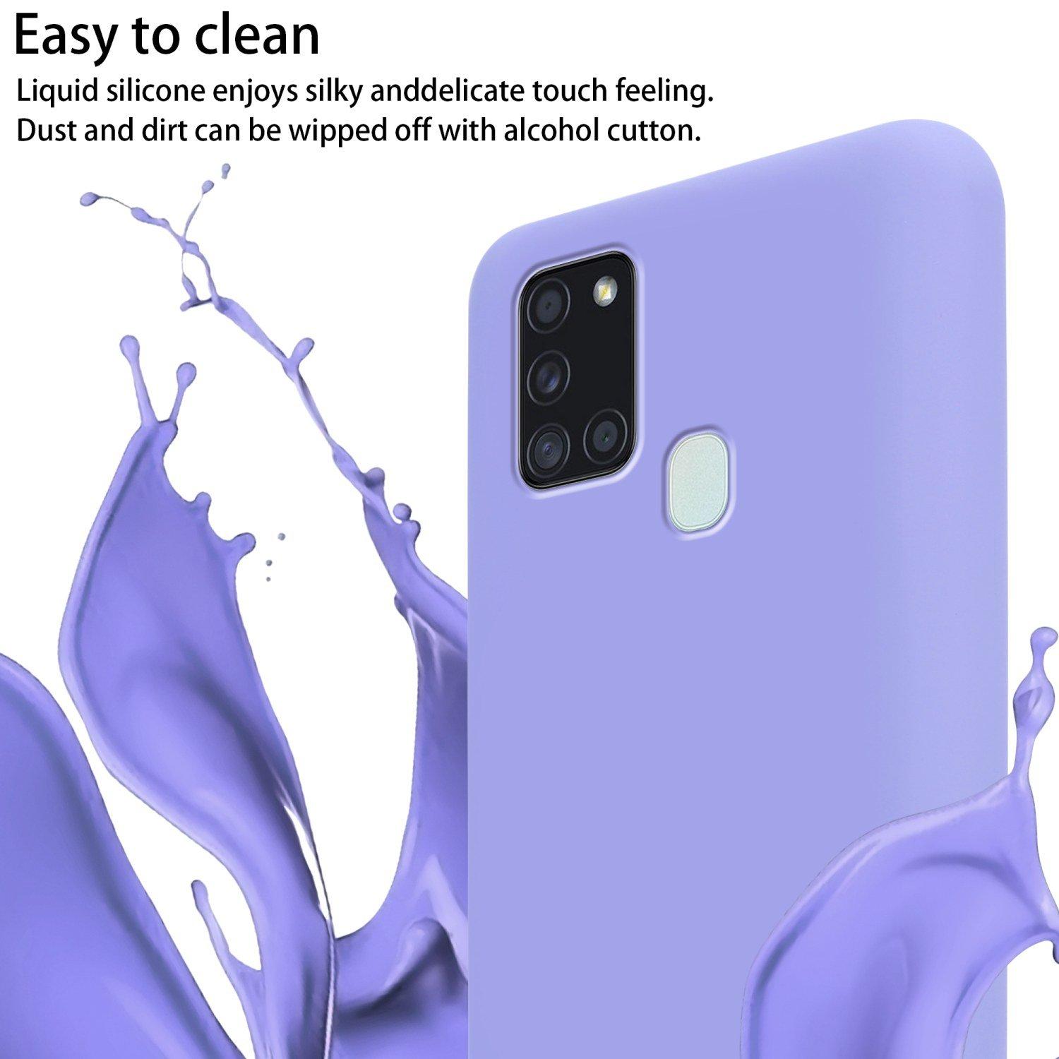 Cadorabo Handy Kette für Samsung Galaxy A21s Silikon Schutzhülle