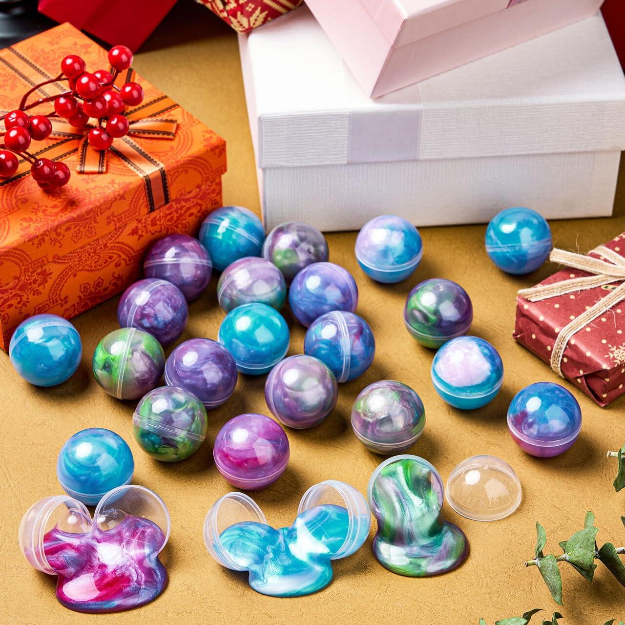 Activity-board 24er Pack Galaxy Slime Ball Partybevorzugungen - flauschig, nicht klebrig, fleckenfrei, stressabbauend, Schleimkits
