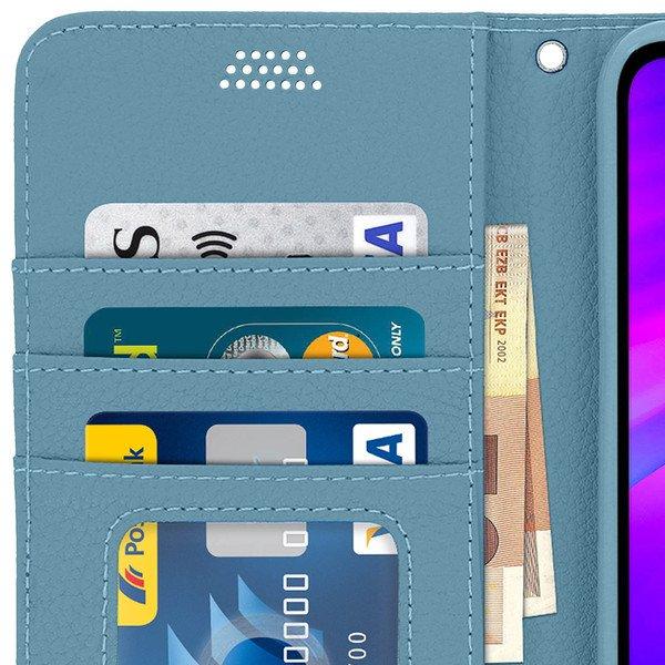 Avizar Flip Bookcover Xiaomi Redmi 7 Blau