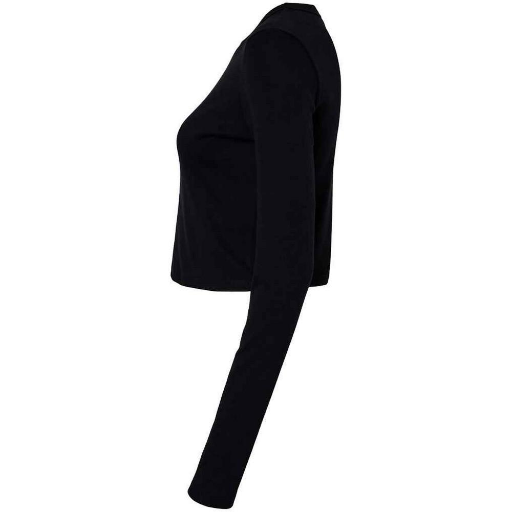 Bella + Canvas Langärmliges Kurz Geschnittenes Slim Fit T-Shirt