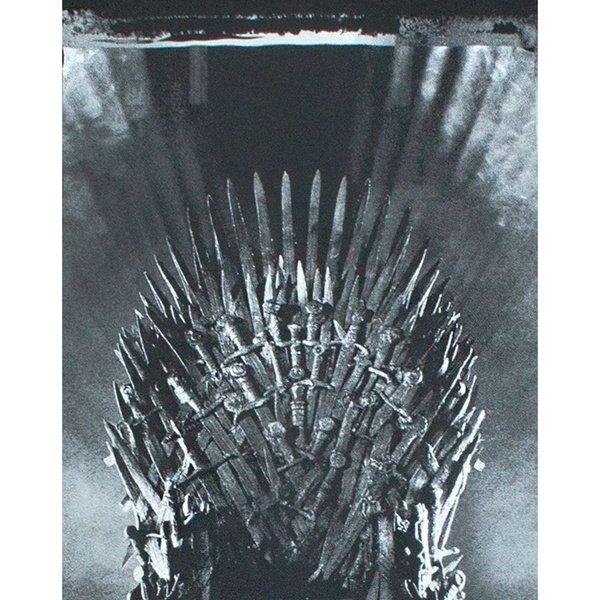 Game of Thrones Iron Throne Print T-Shirt
