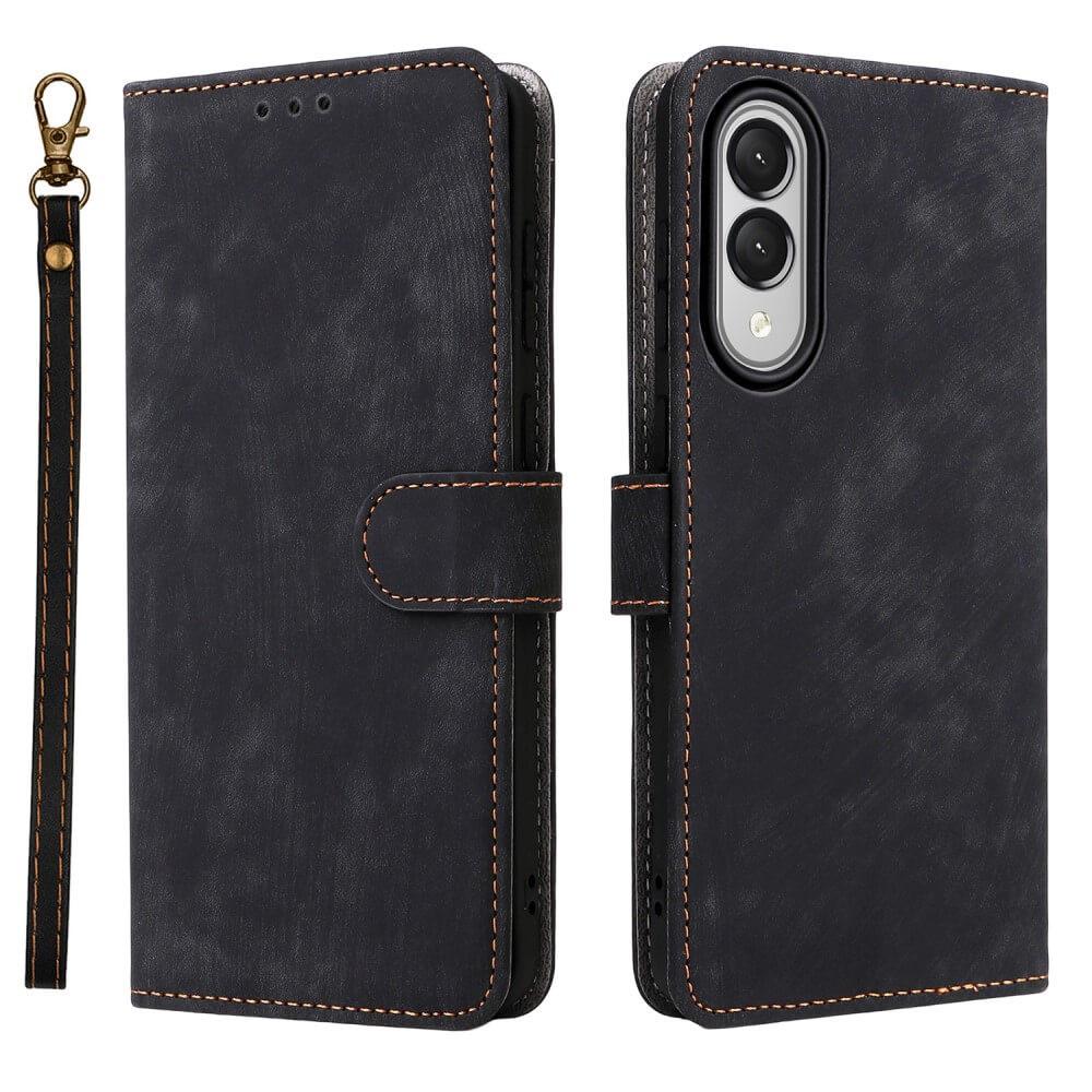 Cover-Discount Galaxy S25 Edge - Ledertasche mit RFID Blocker