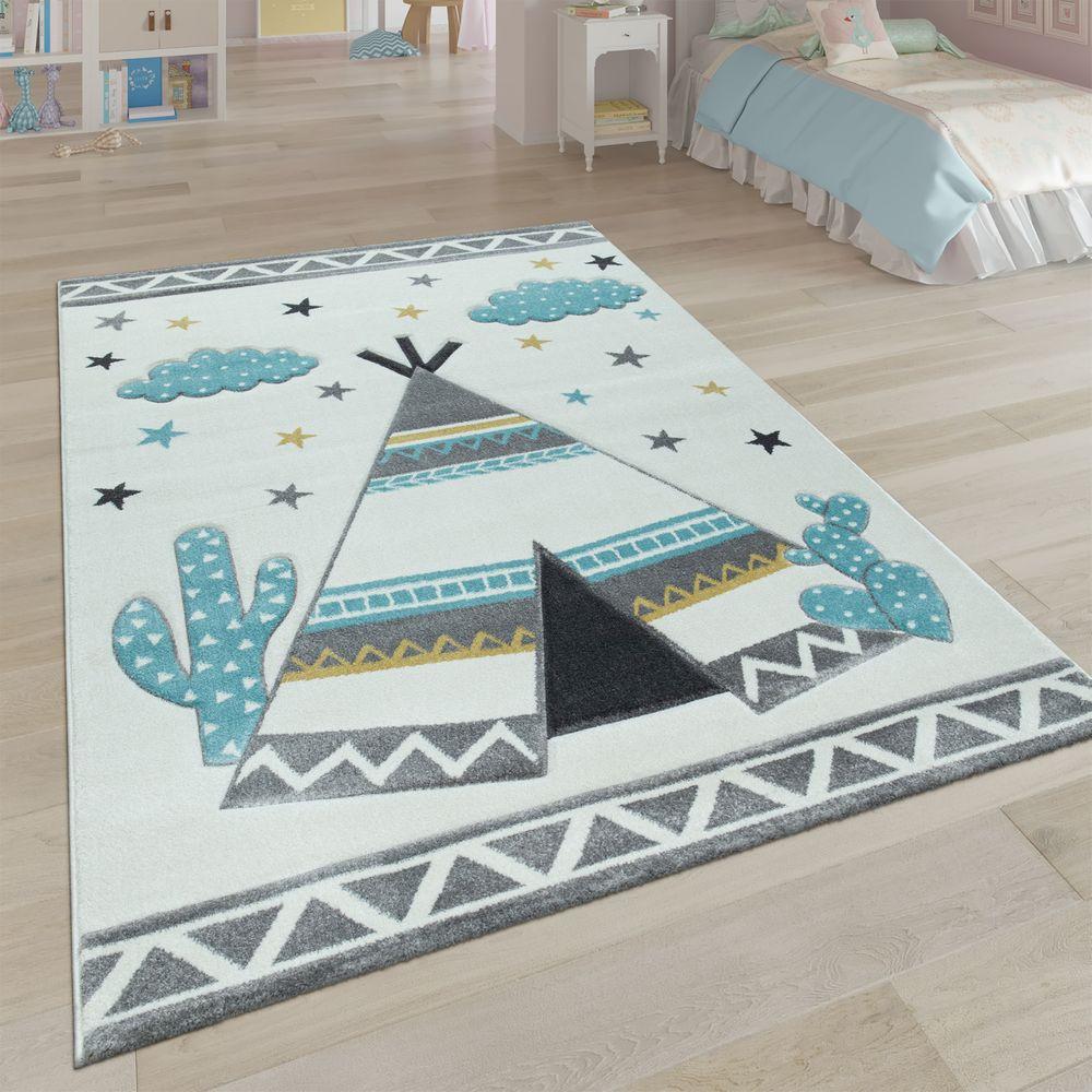 Paco Home Kinder Teppich Indianer