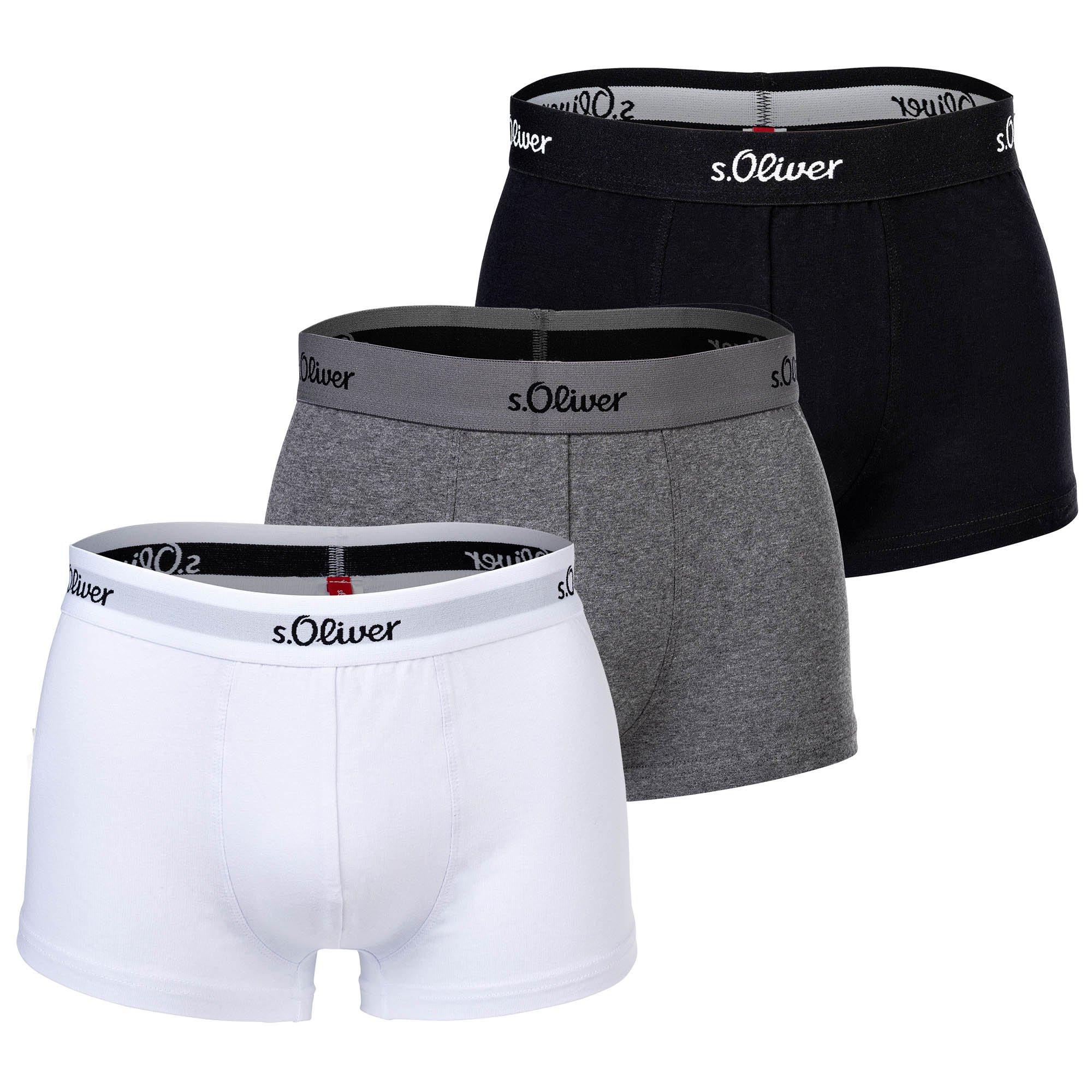 s. Oliver Boxershort 3er Pack Stretch