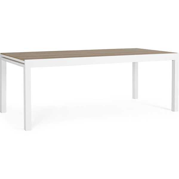 mutoni Garten Ausziehtisch Elias 200-300x95 weiss