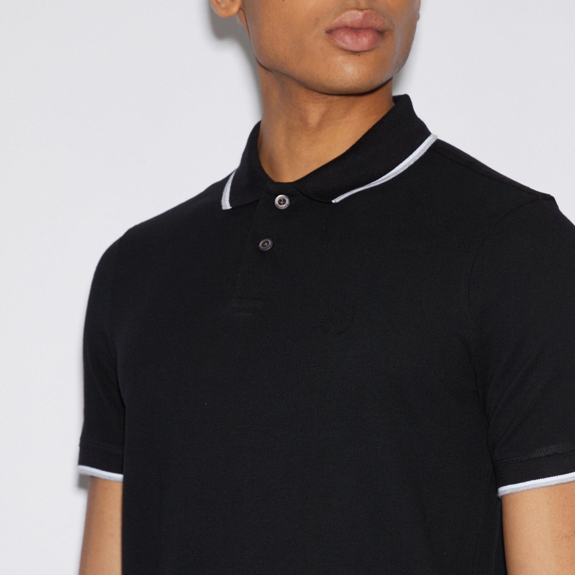 Armani Exchange Modern Fit Kurzarm Poloshirt