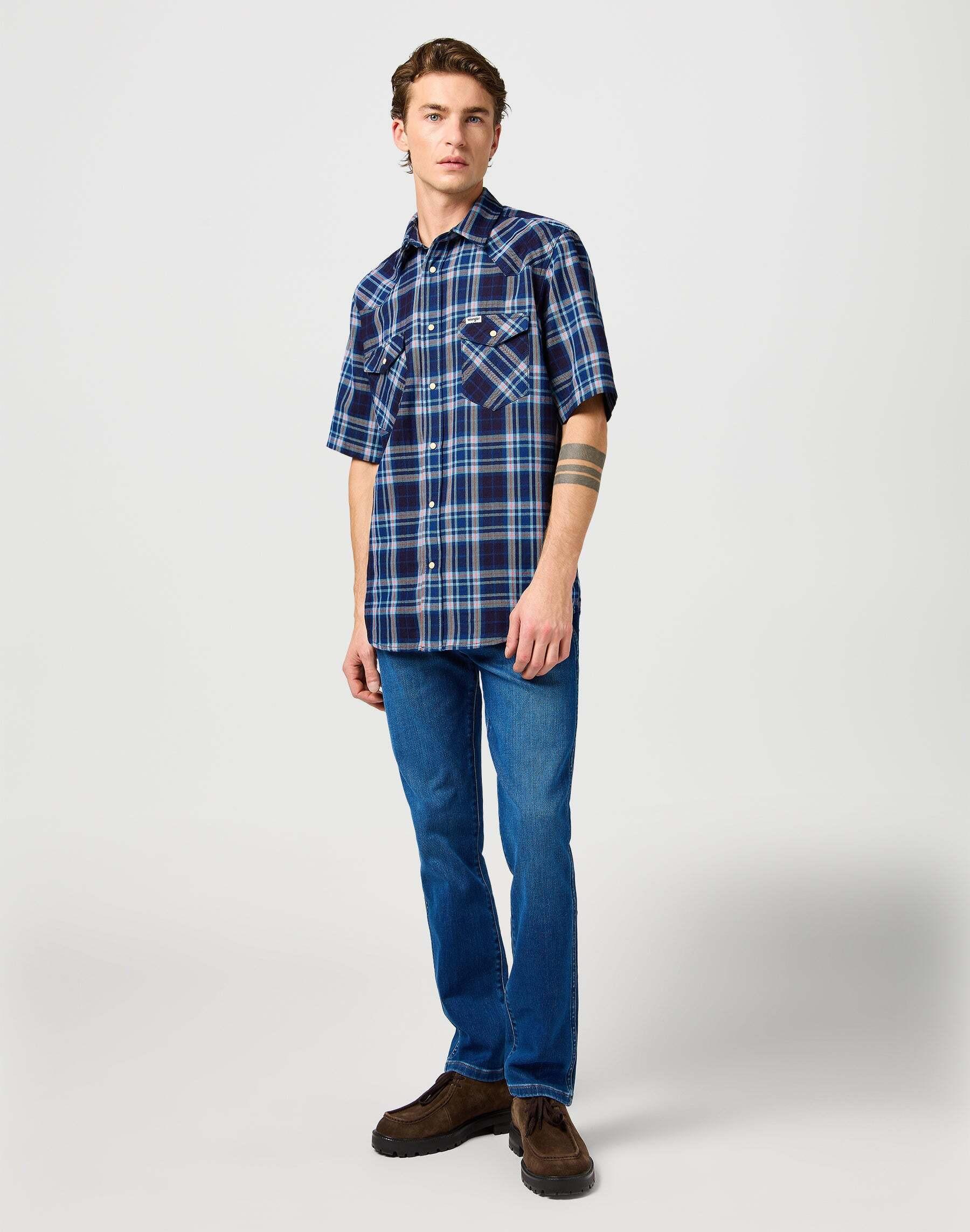 Wrangler Western Kurzarmhemd Kariert