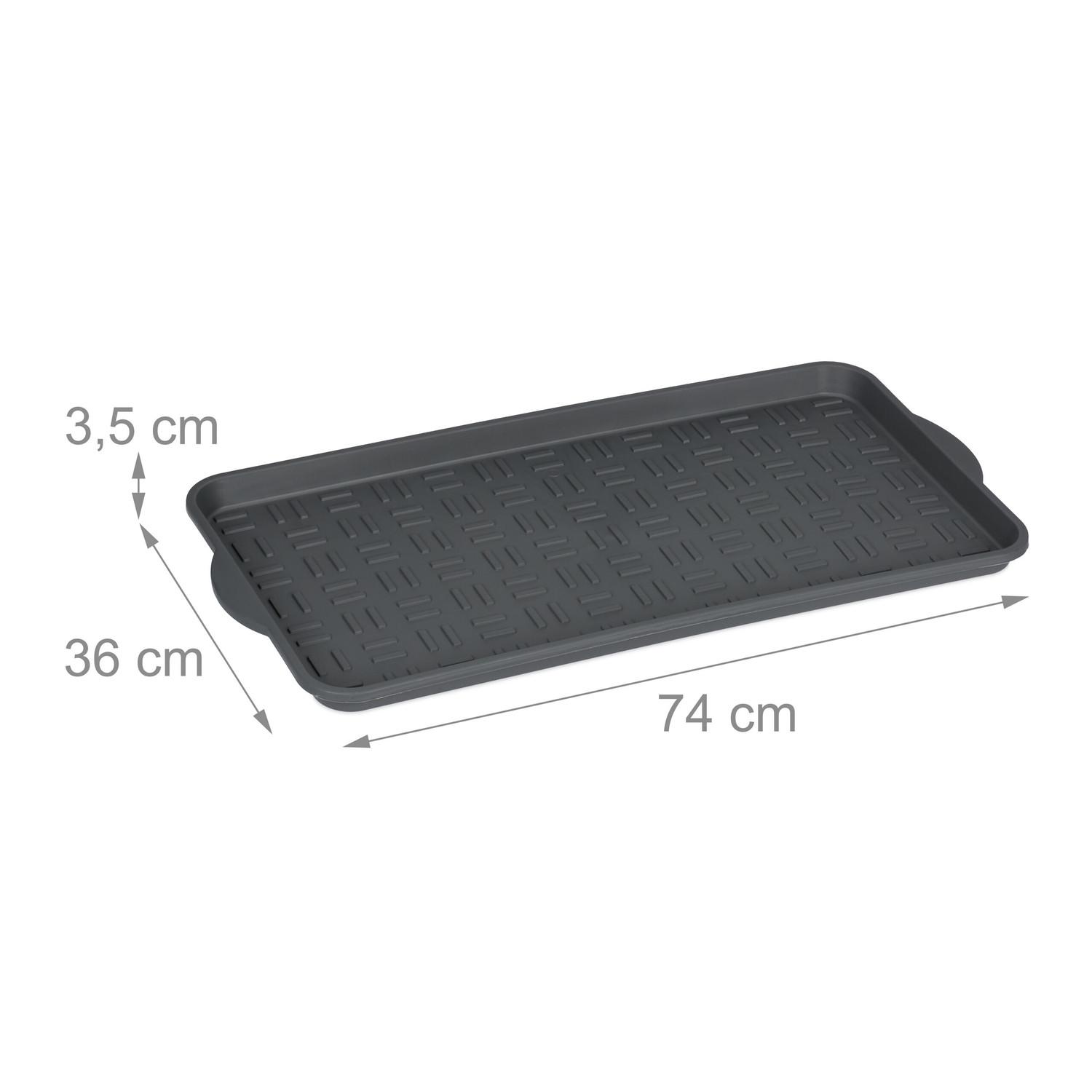 Northix Set mit 2 Auffangschalen für 3 Paar Schuhe