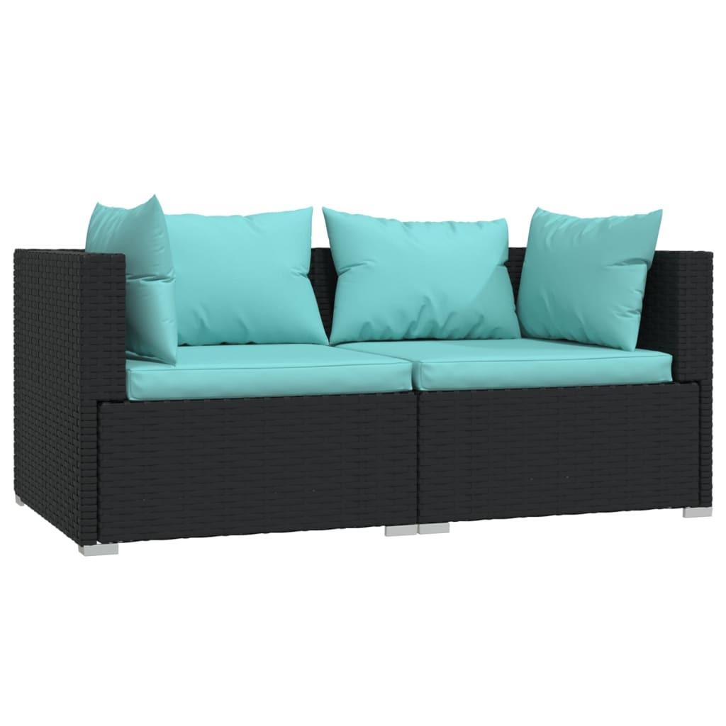 VidaXL Garten-lounge-set poly-rattan