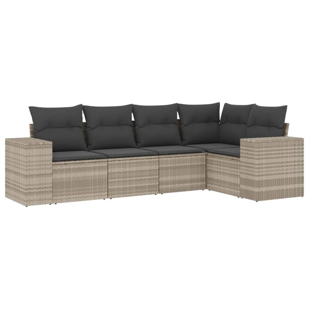VidaXL Garten sofagarnitur poly-rattan