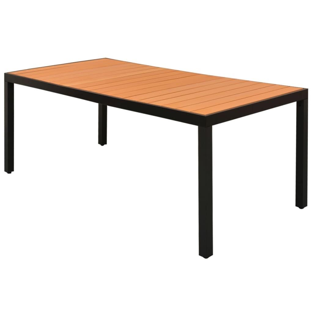 VidaXL Gartentisch wpc