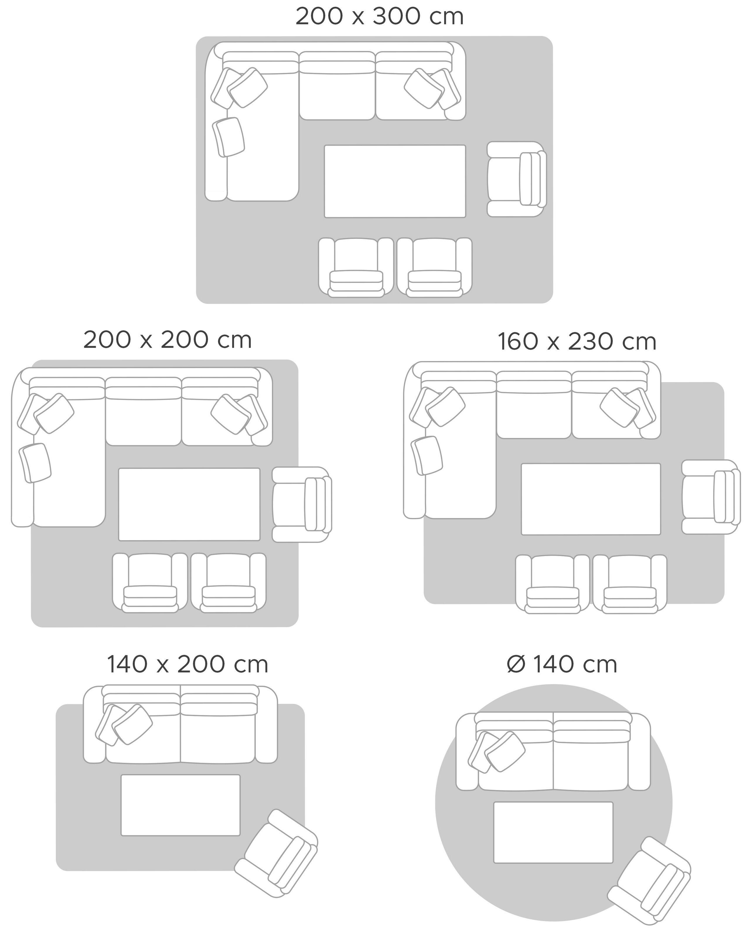 Beliani Teppich aus Kuhfell Modern AHILLI