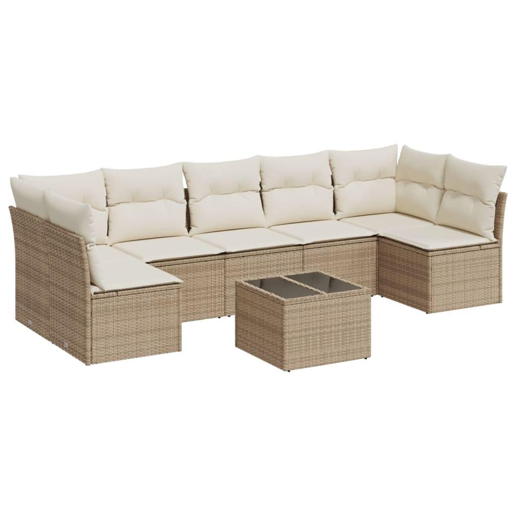 VidaXL Garten sofagarnitur poly-rattan