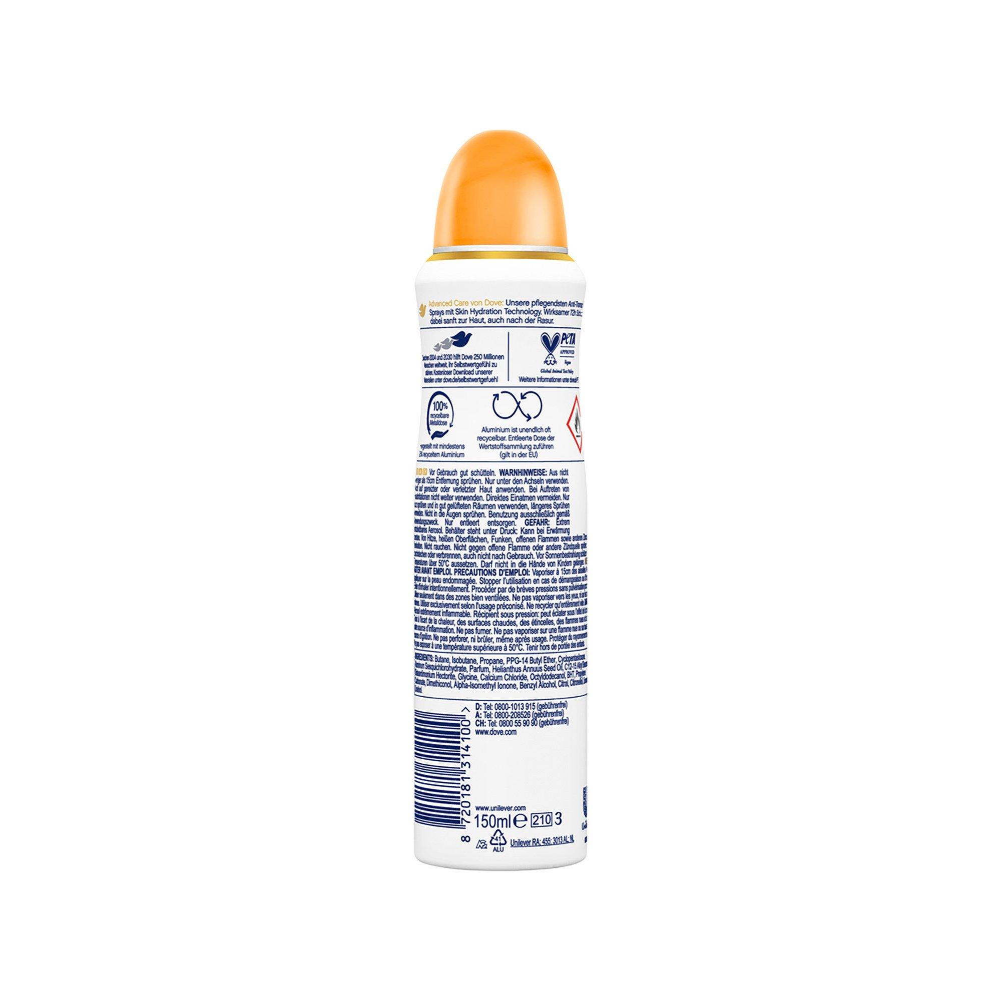 Dove Care Passionfruit Aerosol Advanced Care Passionsfrucht- Und Zitronengrasduft Antitranspirant-Spray