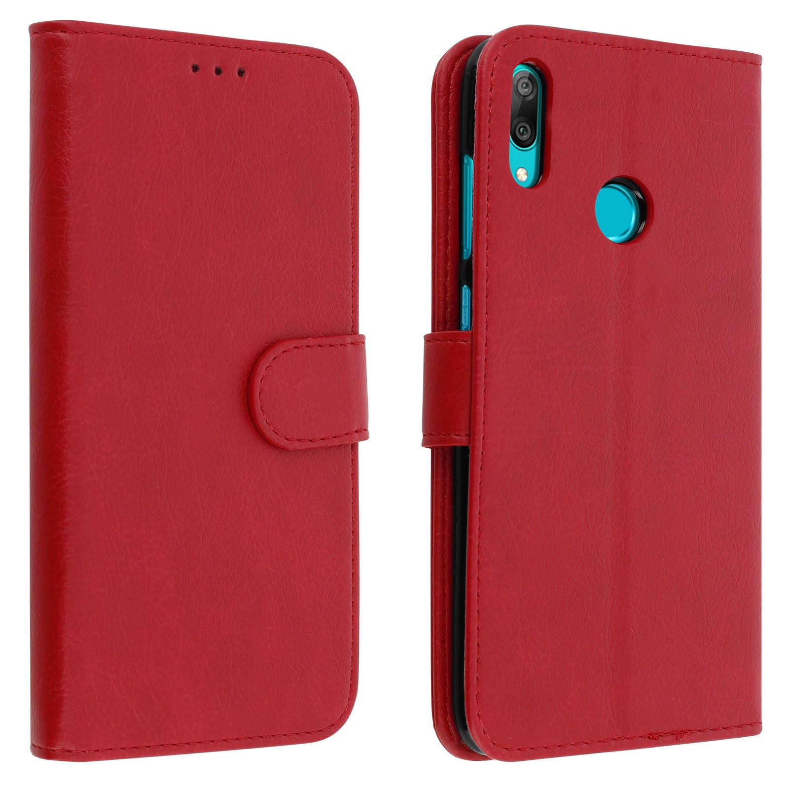 Avizar Klapphülle Huawei Y7 2019 Rot