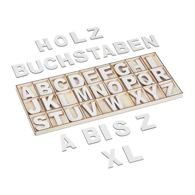 B2X XL-Buchstabenset aus Holz 104 Teile