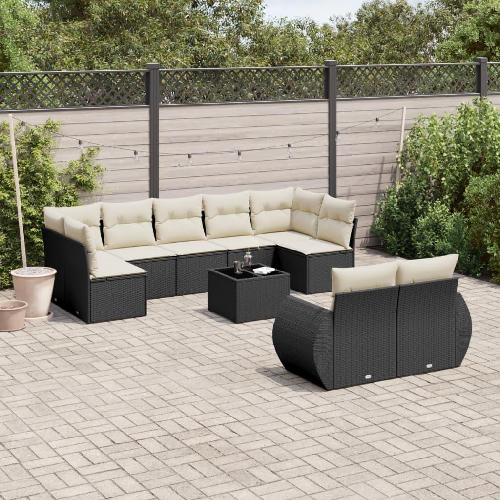 VidaXL Garten sofagarnitur poly-rattan