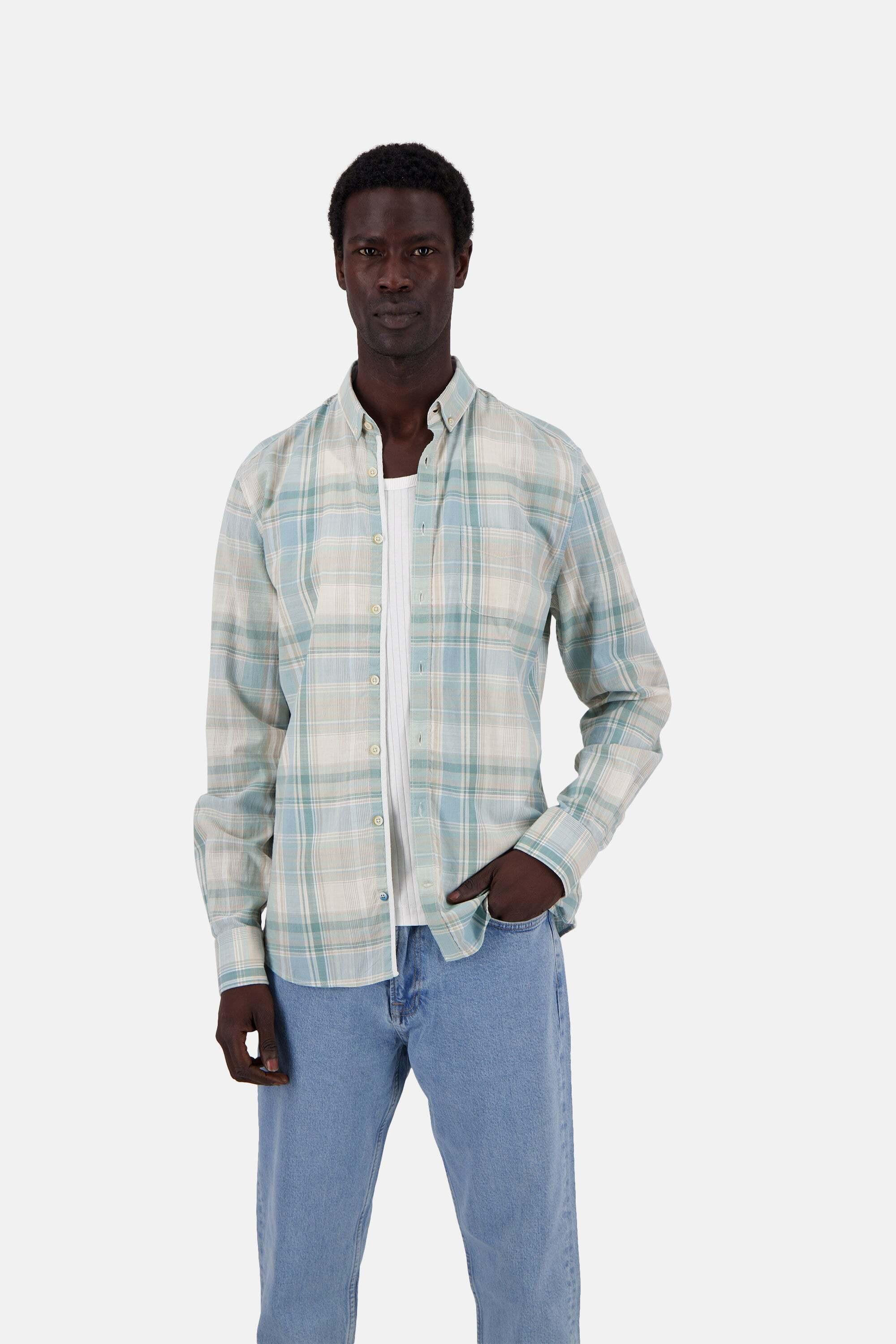 Colours & Sons Langarmhemd Kariert