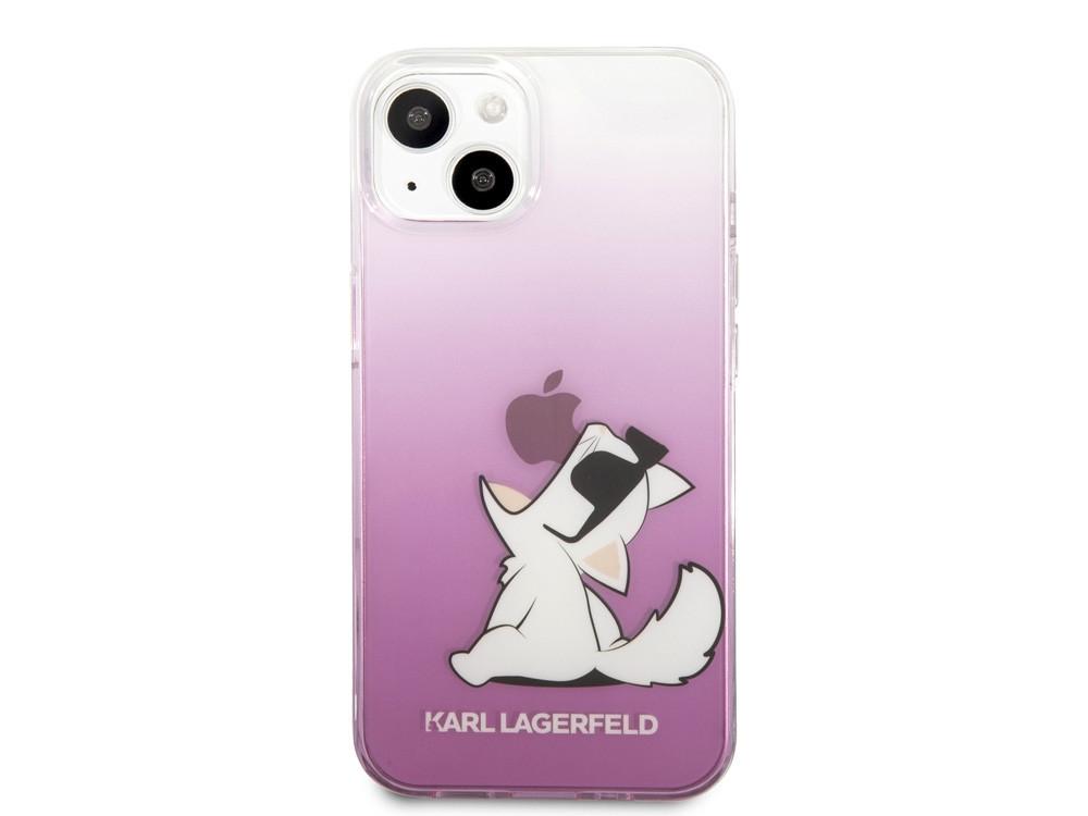 KARL LAGERFELD Hülle Apple iPhone 14 Plus Choupette Eat