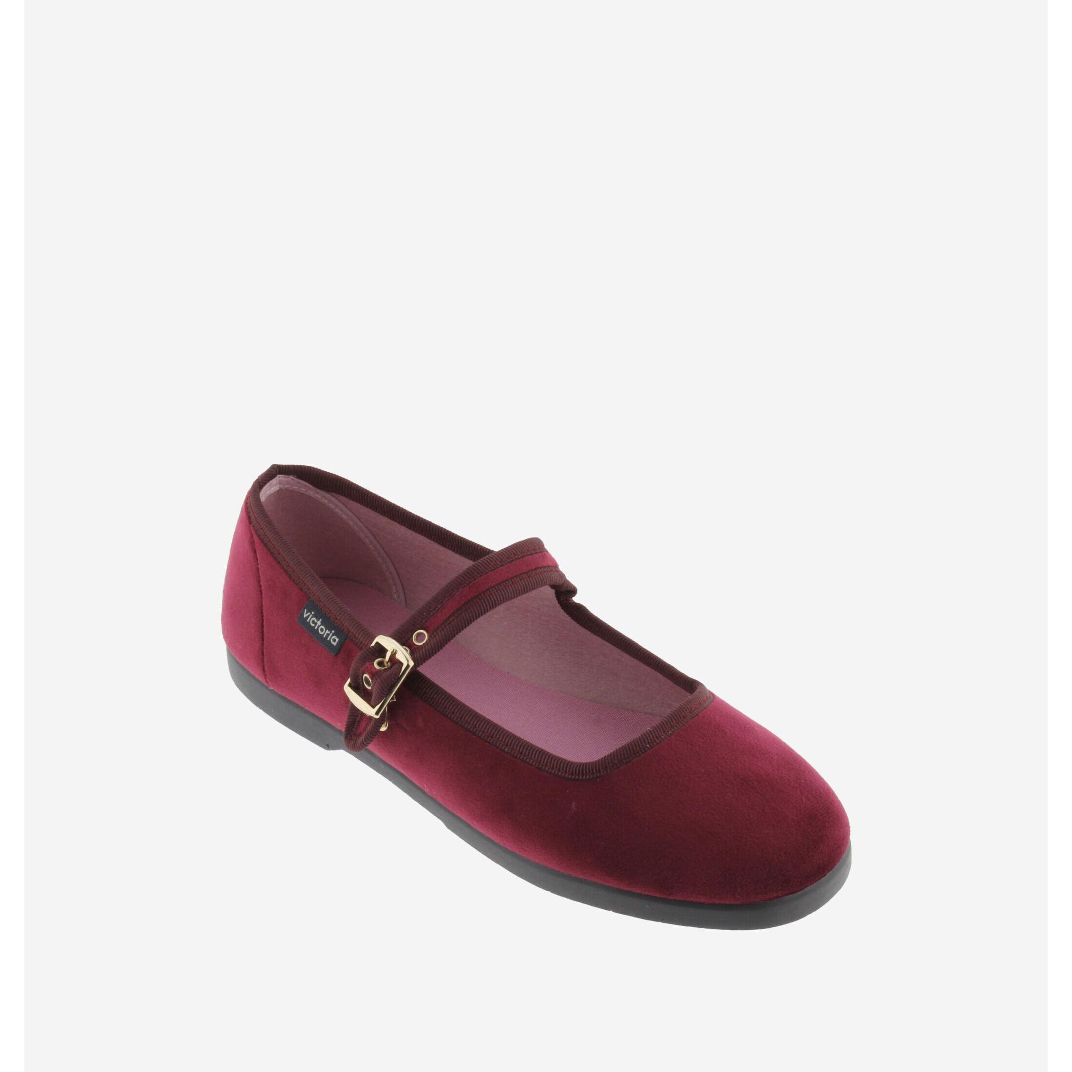 Victoria ballerinas gong-fu terciopelo