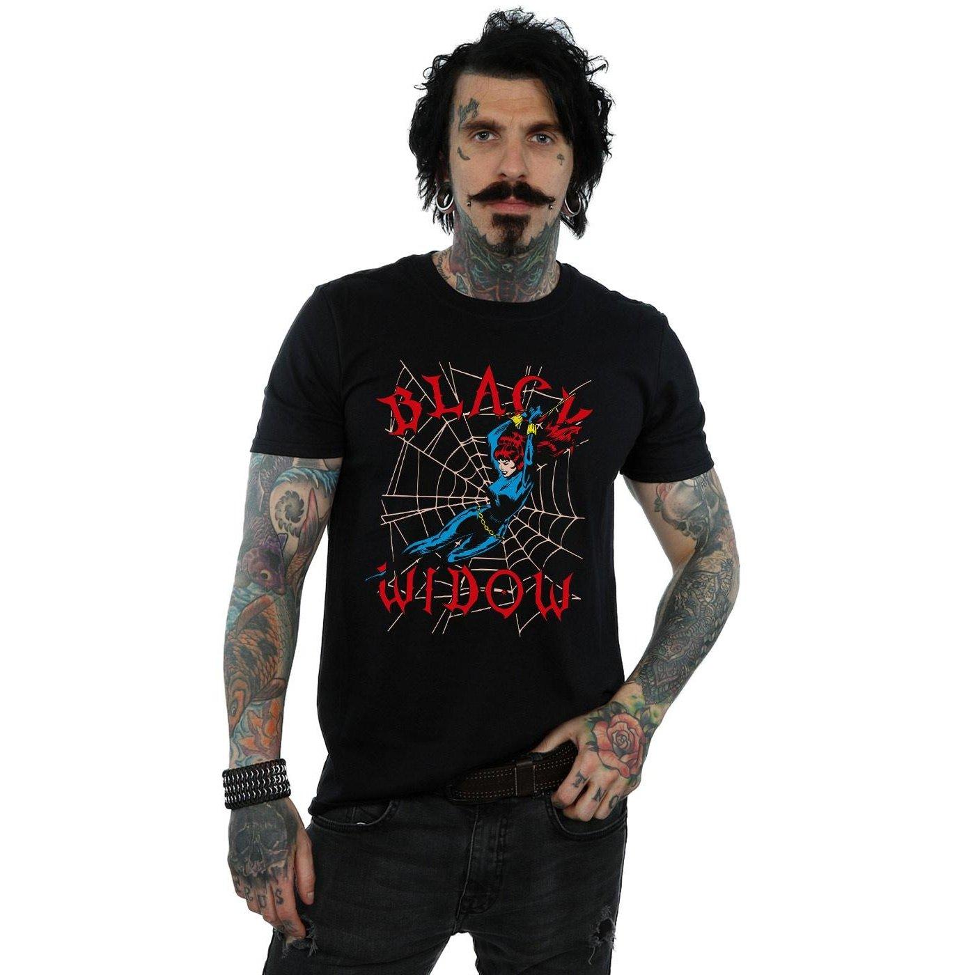 MARVEL Black Widow Spider Web T-Shirt