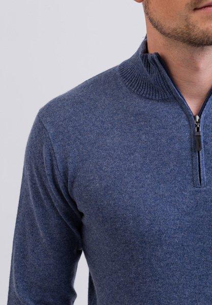 CASH-MERE.CH Kaschmir Stehkragen Pullover