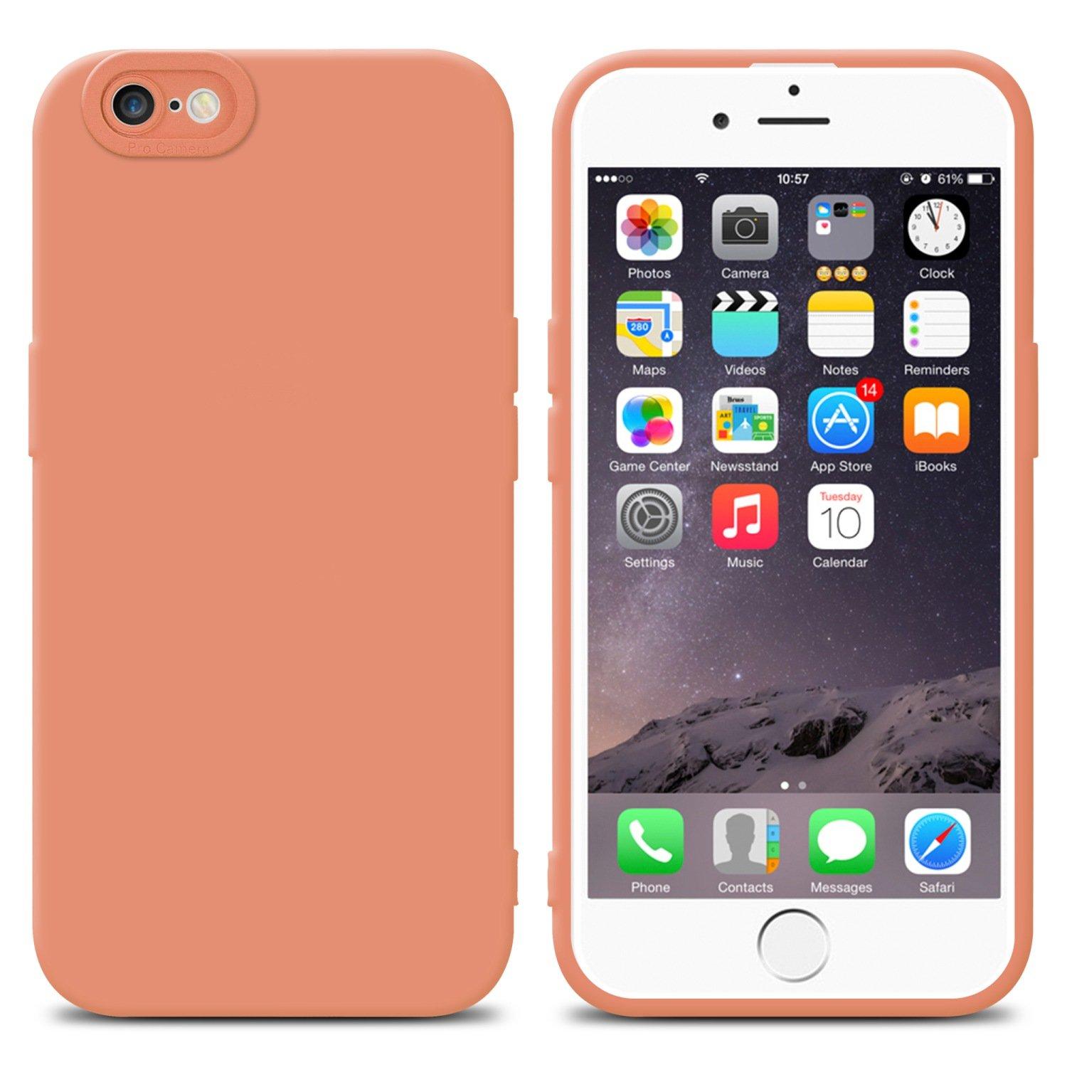 Cadorabo Hülle für Apple iPhone 6 6S TPU Silikon