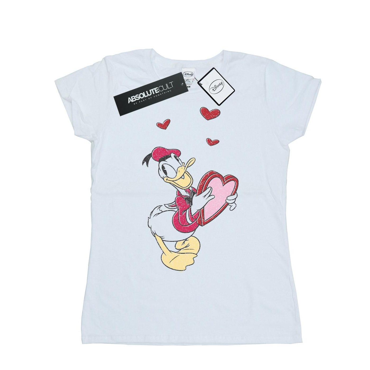 Disney Donald Duck Herz Print T-Shirt