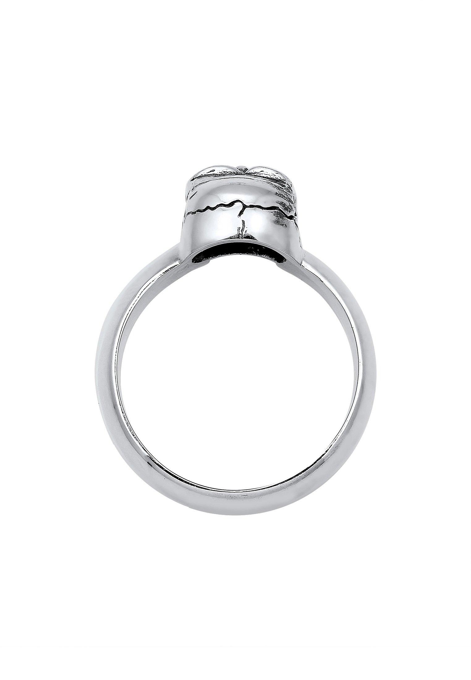 Kuzzoi Ring Siegelring Totenkopf