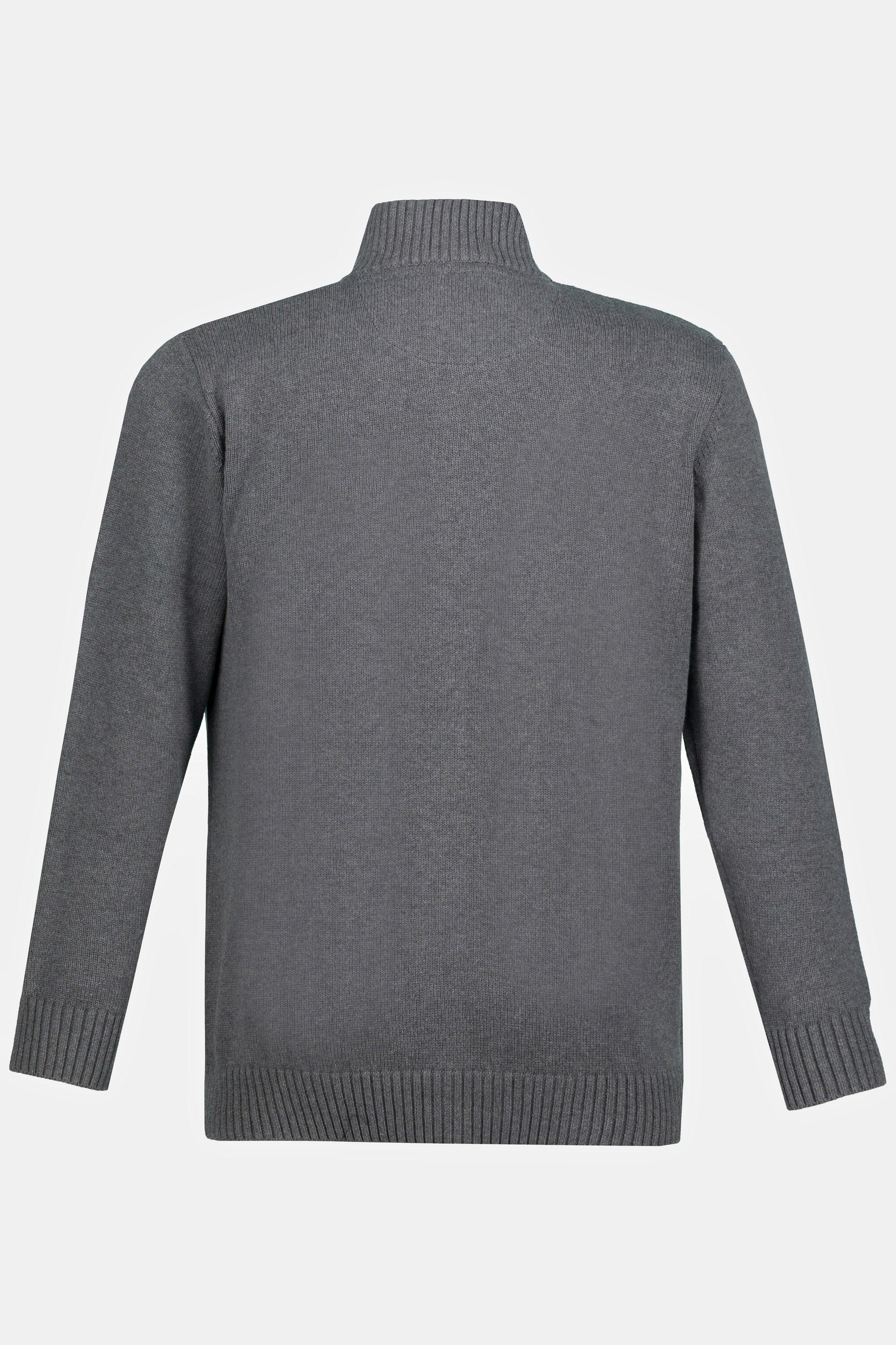 JP1880 Strickjacke, Stehkragen, Rippbündchen