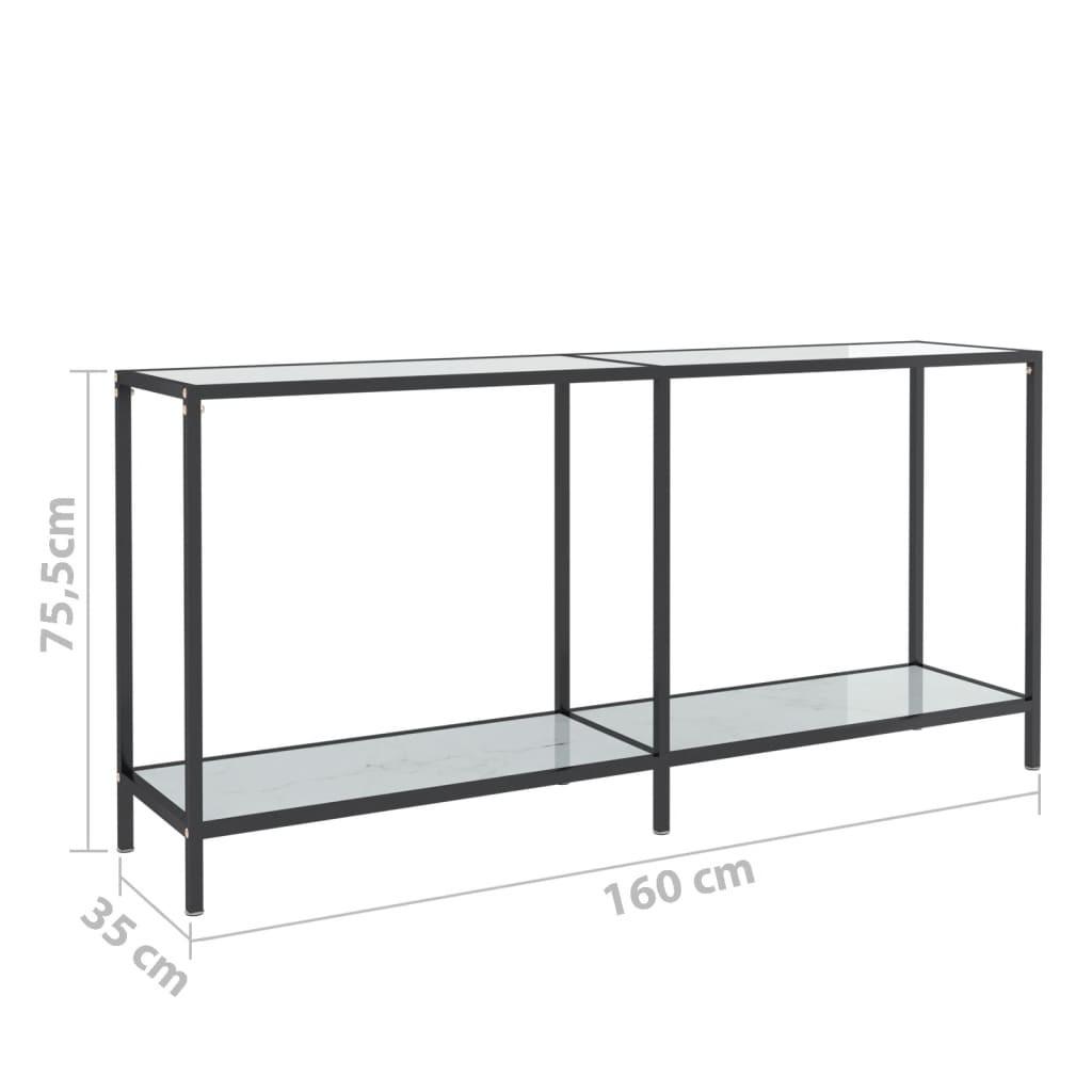 VidaXL Konsolentisch glas