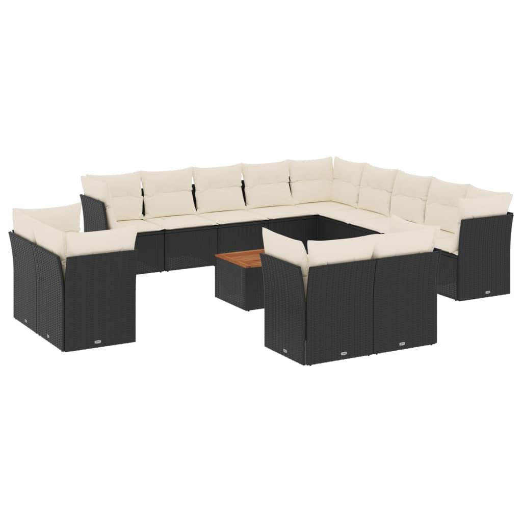 VidaXL Garten sofagarnitur poly-rattan