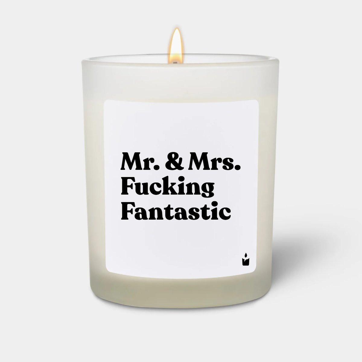 CandleHand Duftkerze Flowery Mr. & Mrs. Fucking Fantastic